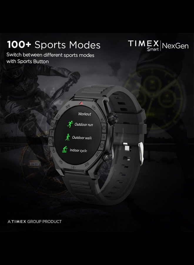 TIMEX Smart NexGen 1.43"(3.6cm) AMOLED Display with Functional Crown and BT Calling Smartwatch for Unisex - TWTXW702T - Image 5