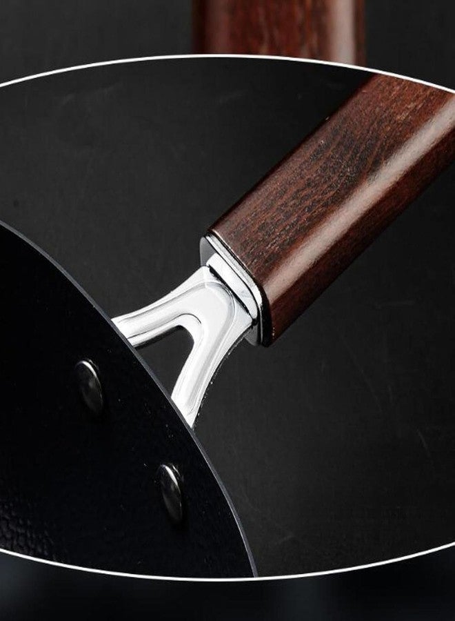 VishBin Square Shape Carbon Steel Frying Wok with Lid & Wooden Handle – Multi-Use Cooking Pot for Stir Fry, Noodles, Curries & Deep Frying - Image 4