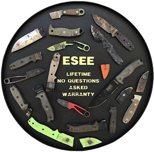 ESEE Candiru Knife Handle Scales, Compatible with Fixed Blade Hunting Knife, Camping Knives Grip Upgrade for Survival, Tactical, Hiking & Outdoor Use, Cool Gifts for Men (Orange G10) - Image 2