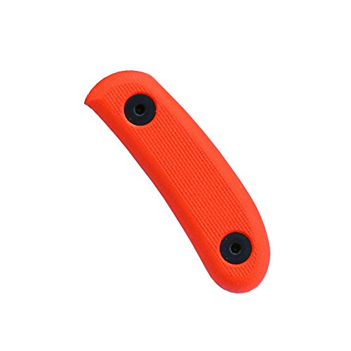 ESEE Candiru Knife Handle Scales, Compatible with Fixed Blade Hunting Knife, Camping Knives Grip Upgrade for Survival, Tactical, Hiking & Outdoor Use, Cool Gifts for Men (Orange G10) - Image 1