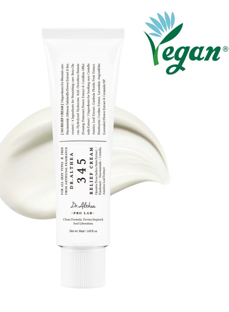دي آر.ألثيا د. الثيا كريم 345 ريليف | مرطب يومي للوجه لجميع انواع البشرة 50 مل - Image 1