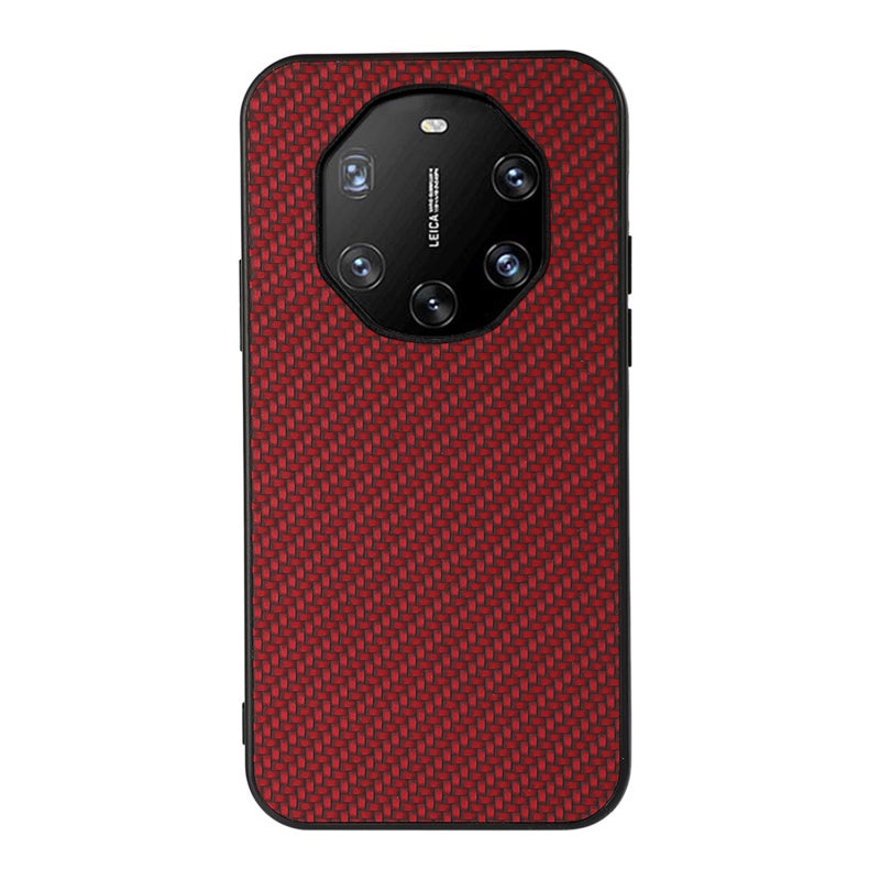 HuHa Protective Cover For Huawei Mate 40 RS Accurate Hole Carbon Fiber Texture Shockproof Case(Red) - Image 1