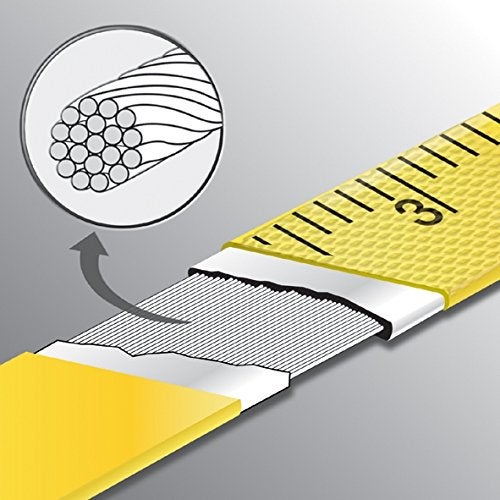 Komelon 66330IM Open Reel Fiberglass Tape Measure, 330-Feet, Hi-Viz Yellow - Image 4