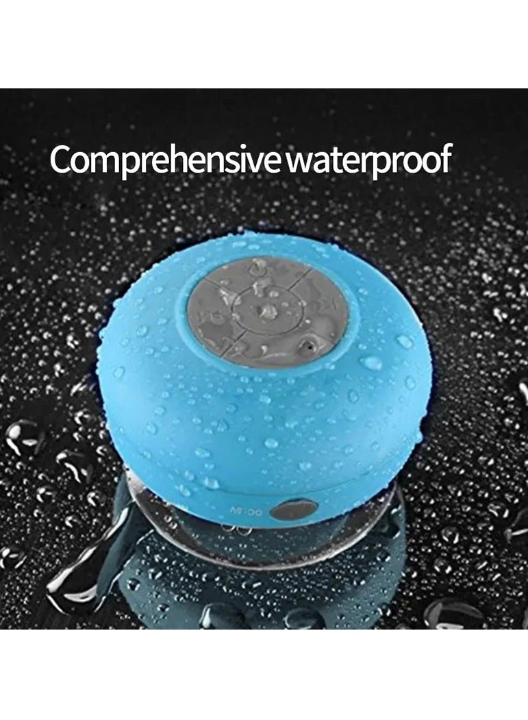 AROAQ Bluetooth Shower Speaker, Waterproof Wireless Stereo and DSP Technology Speaker with Suction Cup, Durable Handsfree Portable Mini Speakerphone for Showers, (Yellow) - Image 3