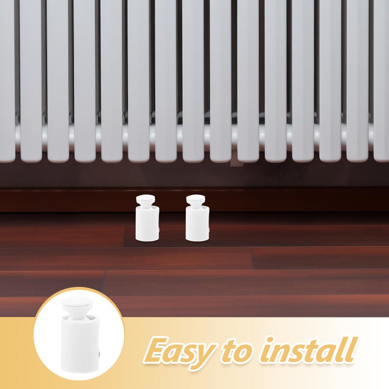 Vertical Radiator Towel Hooks 3 Pack Heat Resistant Plastic for Bathroom Kitchen - Image 5
