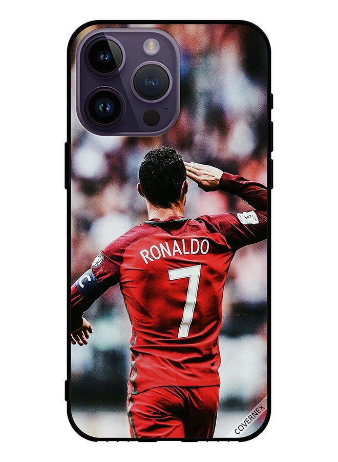 Covernex Protective Case Cover For Apple iPhone 14 Pro Max Ronaldo Salute To Crowd - Image 1
