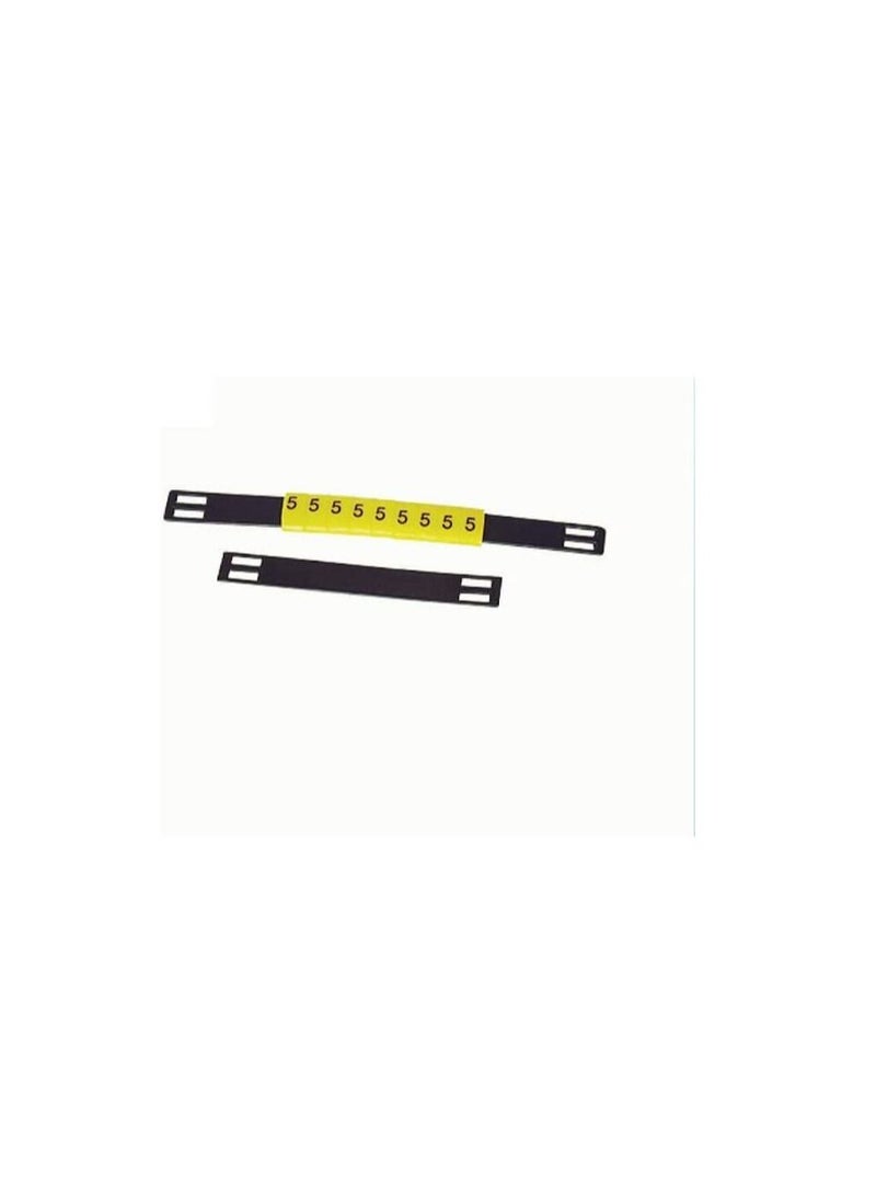 Generic High Quality PVC Cable Marker Strip Tie On Carrier Strip (MS-65)  - Image 2