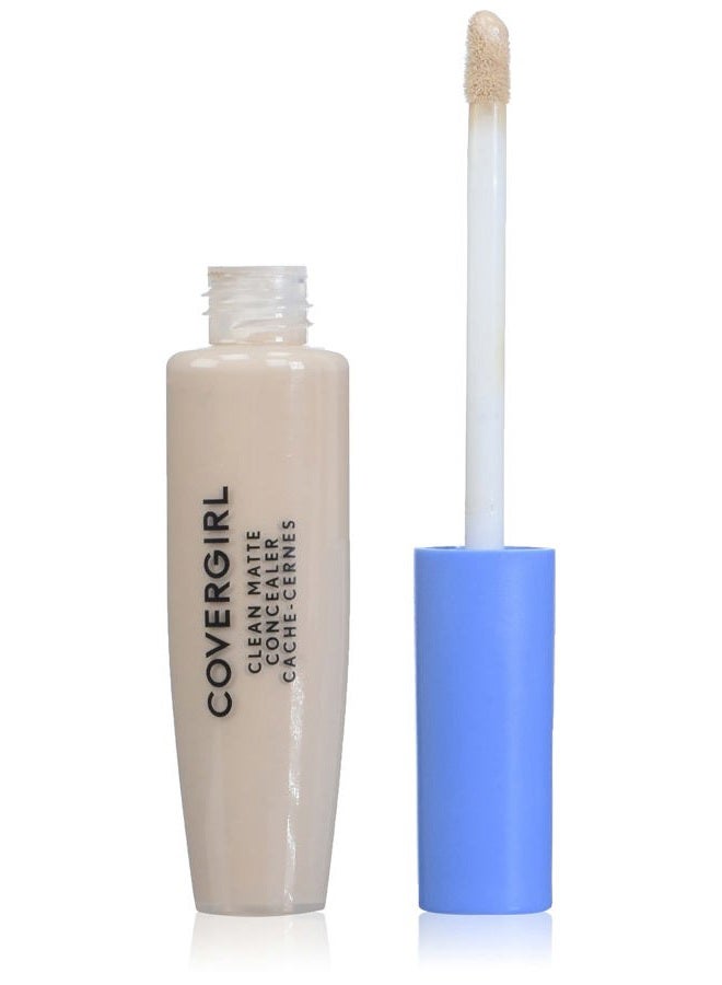 CoverGirl Clean Matte Concealer, Oil-Free, Lightweight Formula, Blendable, Natural-Looking Coverage, 100% Cruelty-Free - Image 1
