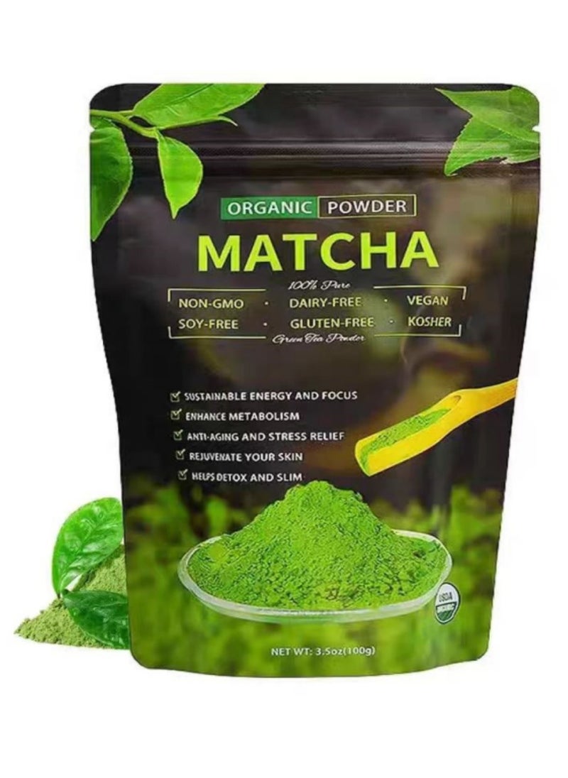 MATCHA Pure Matcha Powder, Organic Matcha Green Tea, Japanese Matcha green tea 100gm  - Image 5