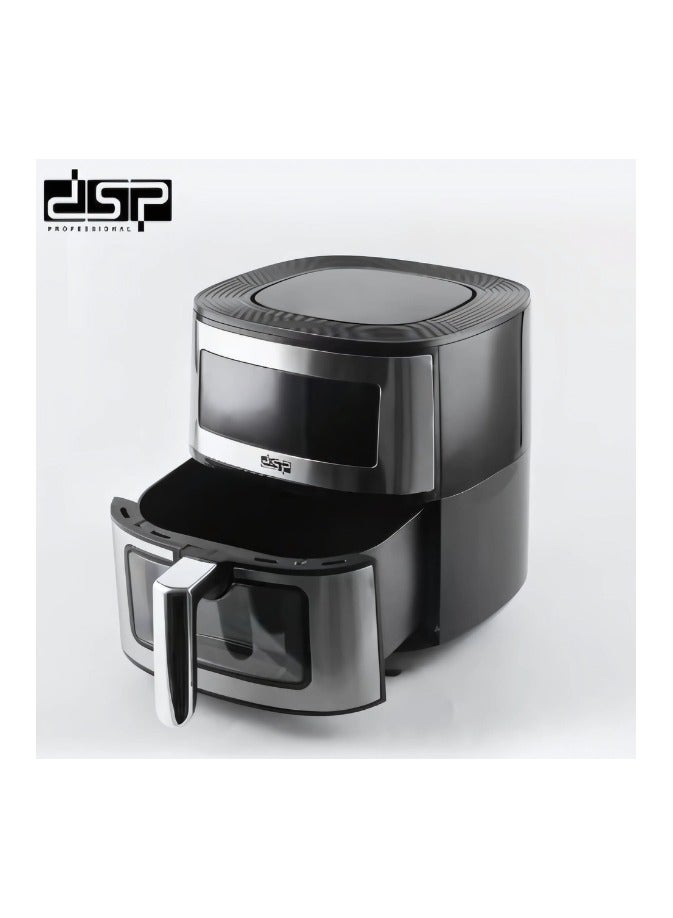 DSP Digital Air Fryer – 6L Capacity, 1700 Watts Enjoy crispy fried food with little to no oil! Reduce fat by up to 85% with this smart 6-liter air fryer – perfect for families. The powerful 1700W motor ensures fast cooking and even heat distribution. - Image 5