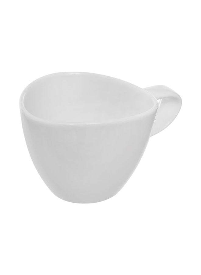 Royal Porcelain Royal Porcelain Tea Cup 0.23 L & Saucer 16 x 16.5 CM Set of 2 Shape Mood White  - Image 4