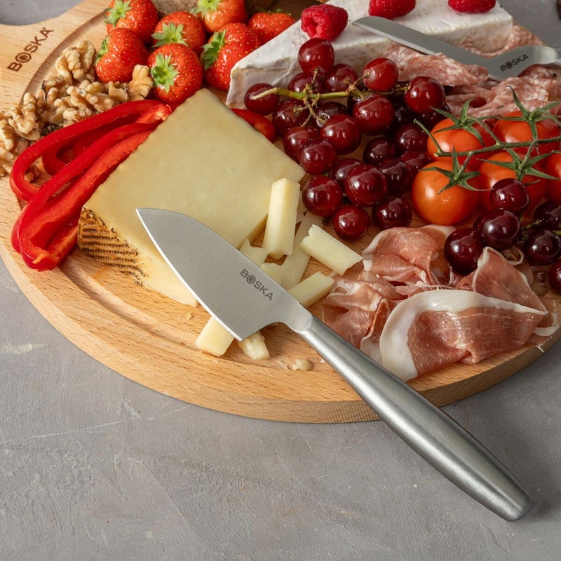 BOSKA Stainless Steel Cheese 3 Knife Set - Copenhagen For All Types of Cheese - Multi-Functional Cheese Slicer - Handheld Slicer - Silver Non-Stick - Dishwasher Safe - For Kitchen Cooking - Image 5