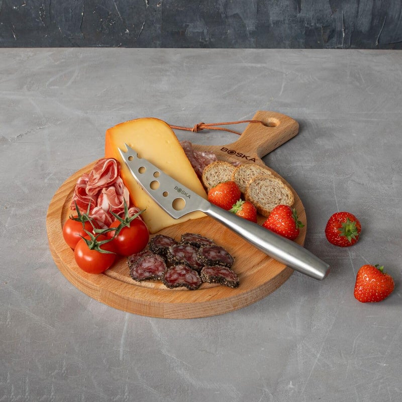 BOSKA Stainless Steel Cheese 3 Knife Set - Copenhagen For All Types of Cheese - Multi-Functional Cheese Slicer - Handheld Slicer - Silver Non-Stick - Dishwasher Safe - For Kitchen Cooking - Image 4