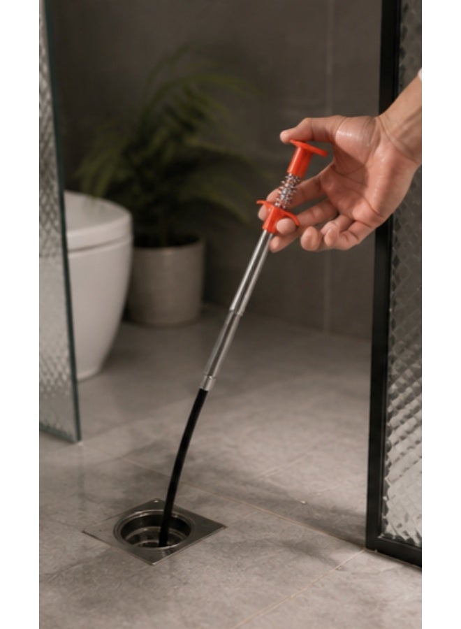 Sinks and Drains Unclogging Tool with Clamp - Image 5