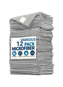 Efficient Cleaning - 30x30 Cm large microfiber cleaning towels soak up water or dust from the countertop and tables instantly and leave your kitchen spotless