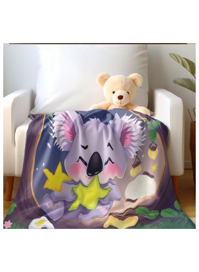 general Children's or student cartoon flannel thin blanket (warm and comfortable, suitable for sleep, games) 100cm*150cm - 1153 - Image 4