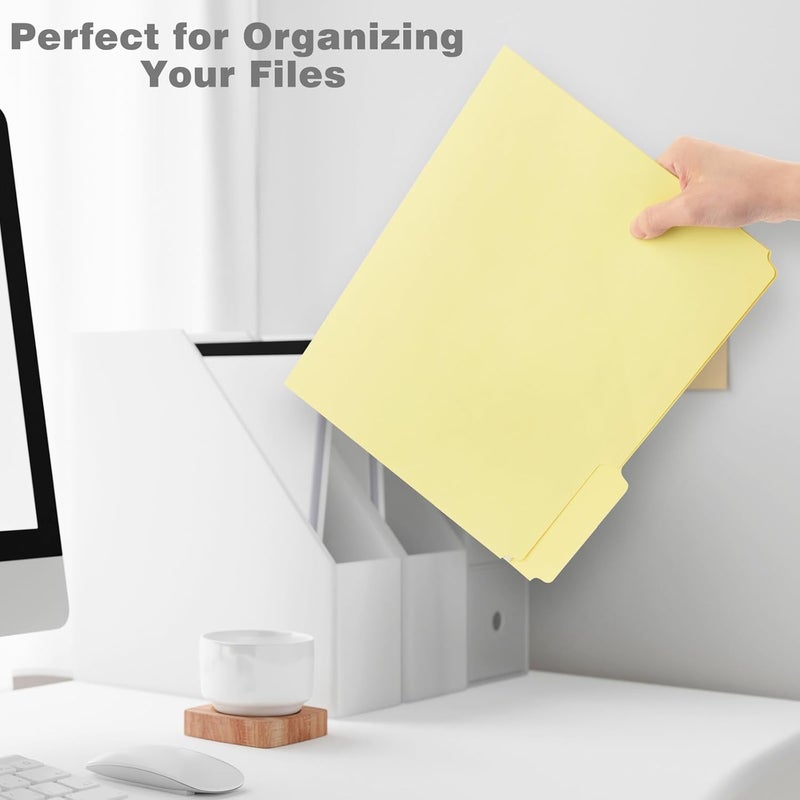 Lineco Archival Letter Size File Folders. Organize Important Documents, Prints, Photos. 9.5" x 11.75" with 1/3-Cut Tab, Acid-Free, Lignin-Free Light Tan 10 Pt. Perma/Dur Folder Stock. Pack of 25 - Image 5