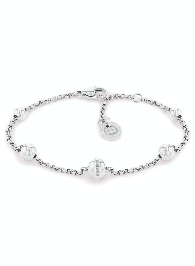 TOMMY HILFIGER سوار سلسلة نسائي من كرات معدنية من TH JEWELRY - 2780816 - Image 1