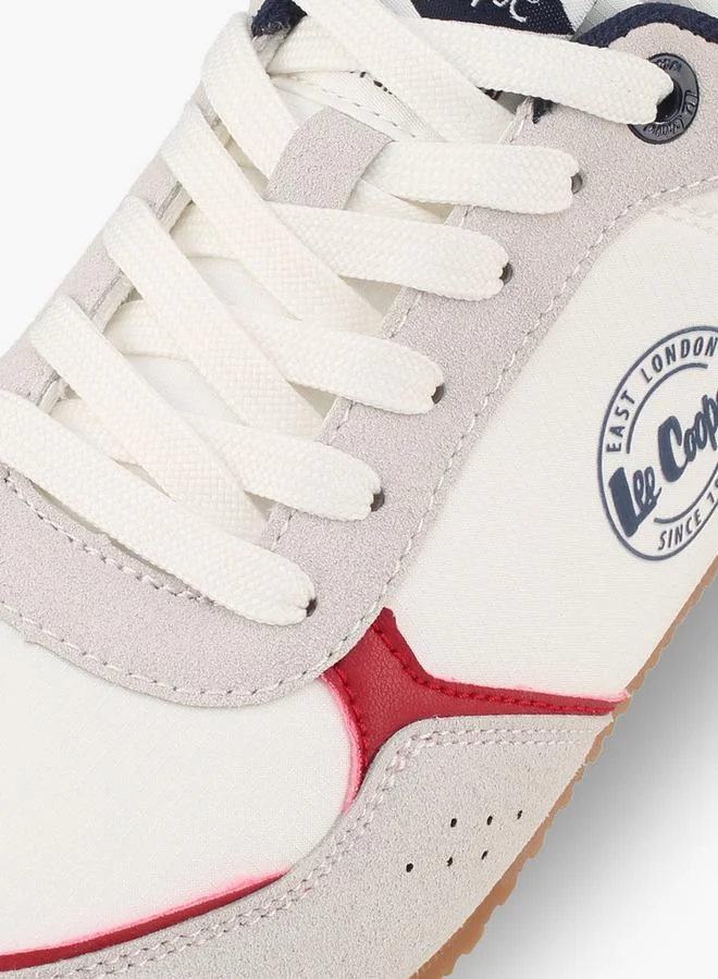 Lee Cooper WHITE Women Lace-Up Ankle Sneakers for Women | Best Price UAE
