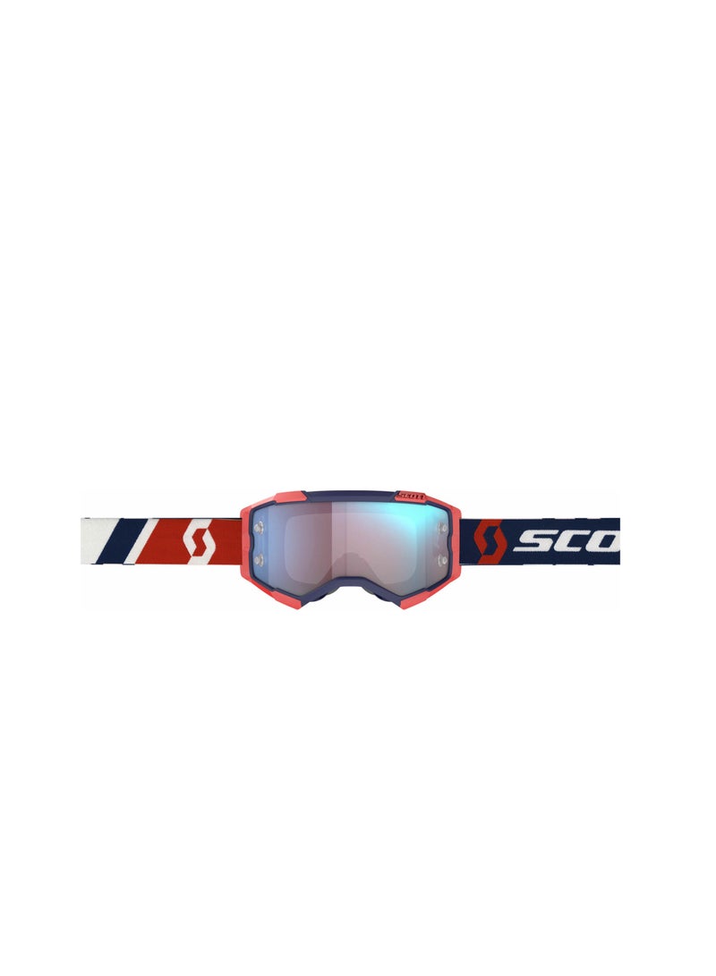 Scott Fury red/blue Motocross Goggles - Image 2