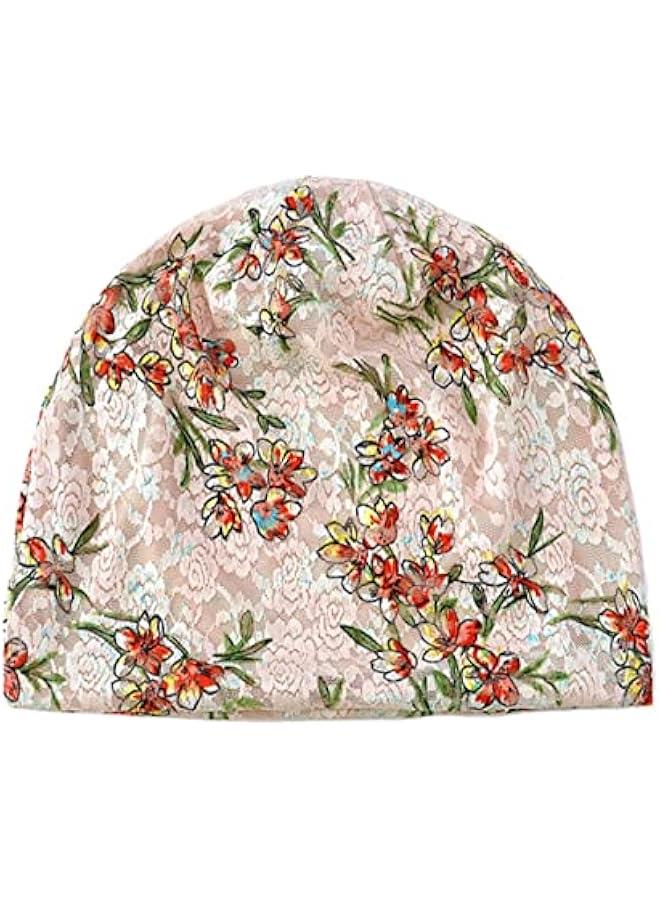 Lady Lace, Bonnet Bonnet with Flowers, Loose-Fitting Cap, Women's Fashion hat - Image 1