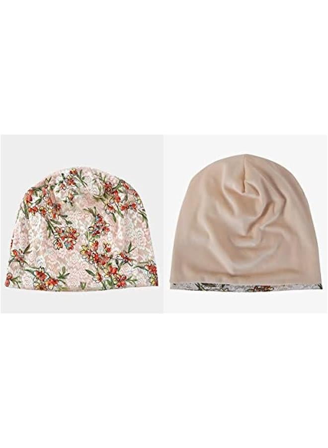 Lady Lace, Bonnet Bonnet with Flowers, Loose-Fitting Cap, Women's Fashion hat - Image 3