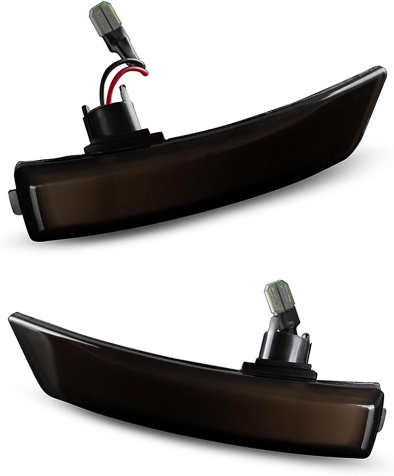 QASULER Dynamic Amber Turn Signal Light for Ford Focus - Image 3