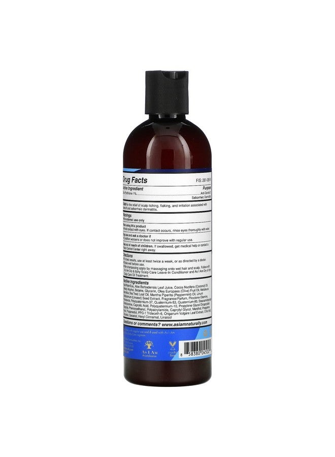 As I Am Dry & Itchy Scalp Care Conditioner - 12 ounce - Enriched with Zinc Pyrithione, Olive Oil, and Tea Tree Oil - Fights Dandruff and Seborrheic Dermatitis - Image 2