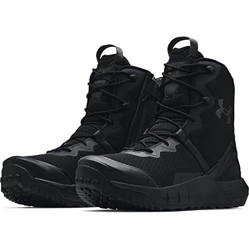 Under Armour Men's Micro G Valsetz Zip Military and Tactical Boot, Black (001)/Black, 11 M US - Image 2