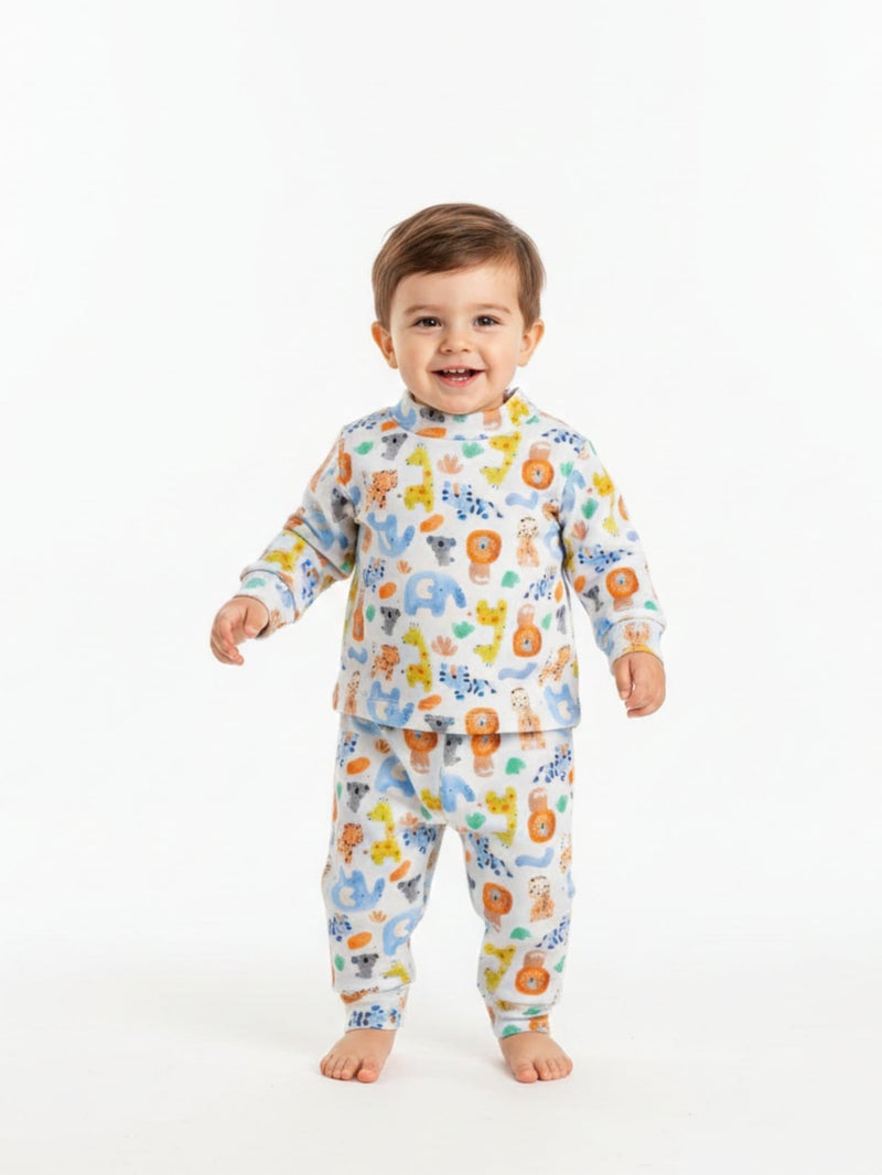 Cloud Fashion Printed Warmy Set - Image 1