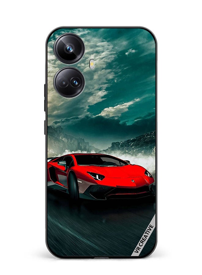 VR CREATIVE Protective Case Cover For Realme 10 Pro Plus Lambo1 Design Multicolour - Image 1