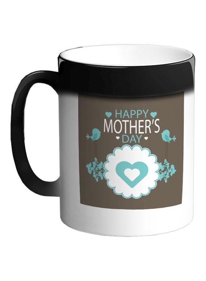 RYN Happy Mother's Day Printed Colour Changing Coffee Mug Black 325ml