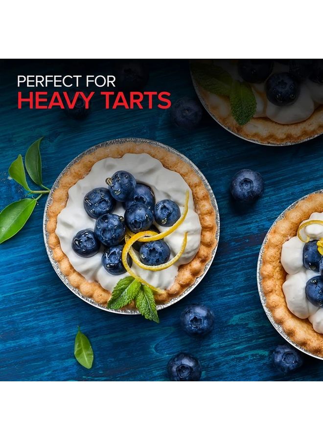 50 Pcs 5 Inch Heavy Duty Disposable Aluminum Pie Pans Mini Tins For Baking And Freezing - Image 5