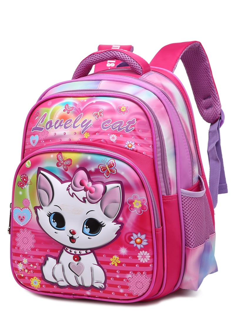 Stargold Baby Backpack 3Pcs Combo For Baby Girl With Adjustable Strap For School 14 Inch  - Image 2