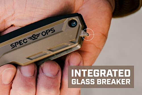 Spec-Ops Spec Ops Tools Folding Utility Knife with Retractable Blade, Includes 3 Extra Blades in Handle Storage - Image 4