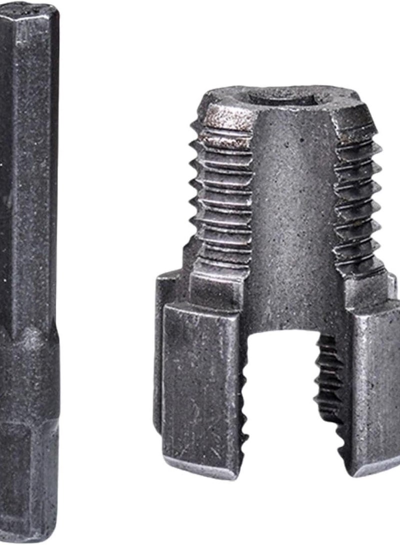 GGOOT Tube Threading Tool for Electric Drill Hardware with Internal External Cutter, 3.4x2.6x2cm - Image 1