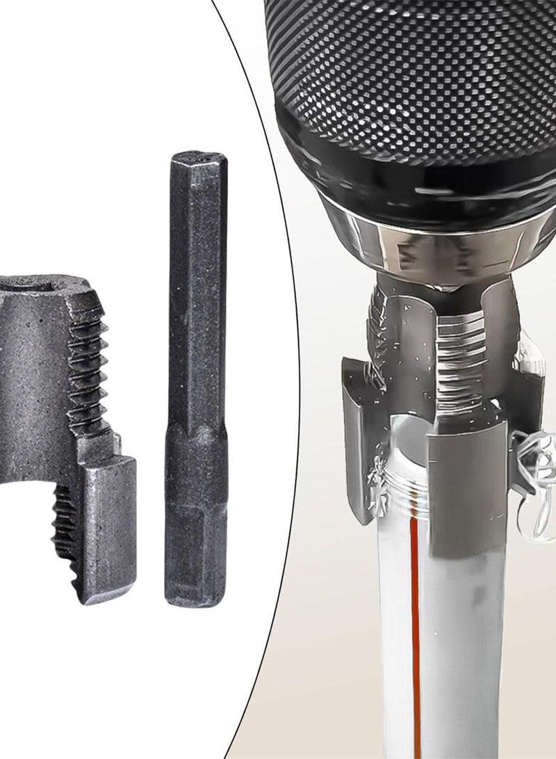 GGOOT Tube Threading Tool for Electric Drill Hardware with Internal External Cutter, 3.4x2.6x2cm - Image 4