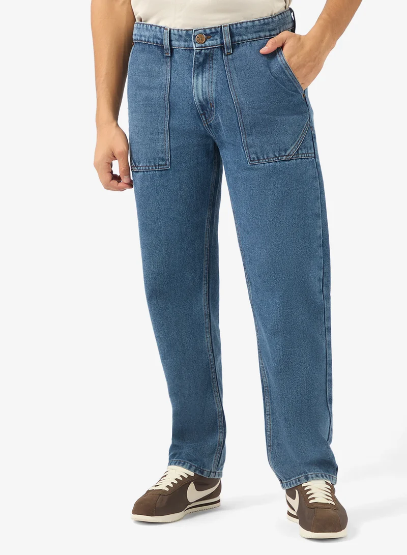 سفنتي فايف جينز بقصة مستقيمة