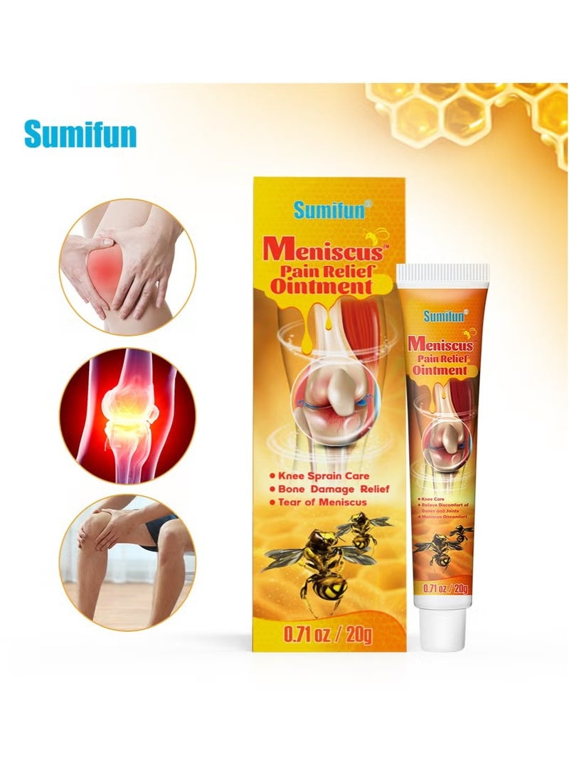 سوميفون 3 عبوات من مرهم تخفيف آلام الغضروف الهلالي - لتخفيف آلام الرقبة والكتفين والظهر والوركين والمفاصل والعضلات والركبتين والقدمين 20 جرامًا*3 - Image 2