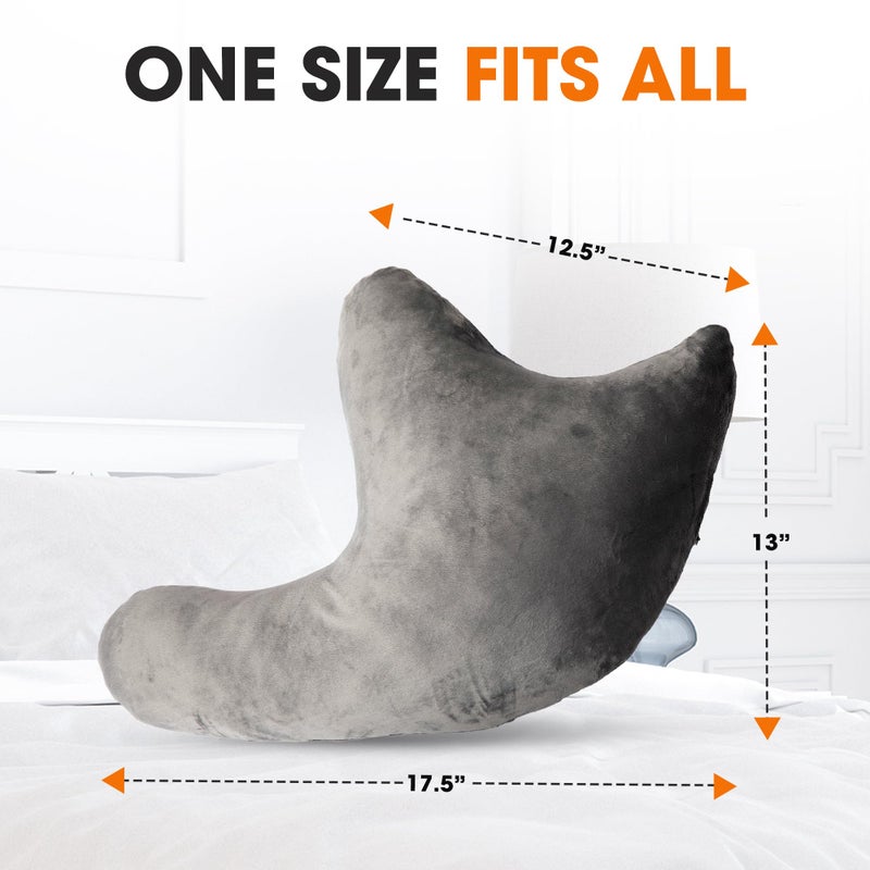 Cheer Collection Rotator Cuff Pillow â€“ Shoulder Surgery Recovery Pillow for Side Sleepers, Arm Support Cushion for Rotator Cuff Injury & Post Surgery Comfort, Gray - Image 5