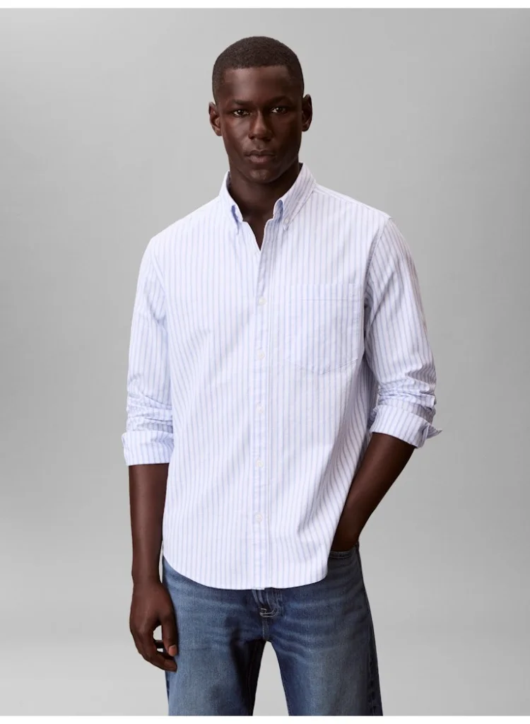 Stripe Oxford Classic Button-Down Shirt