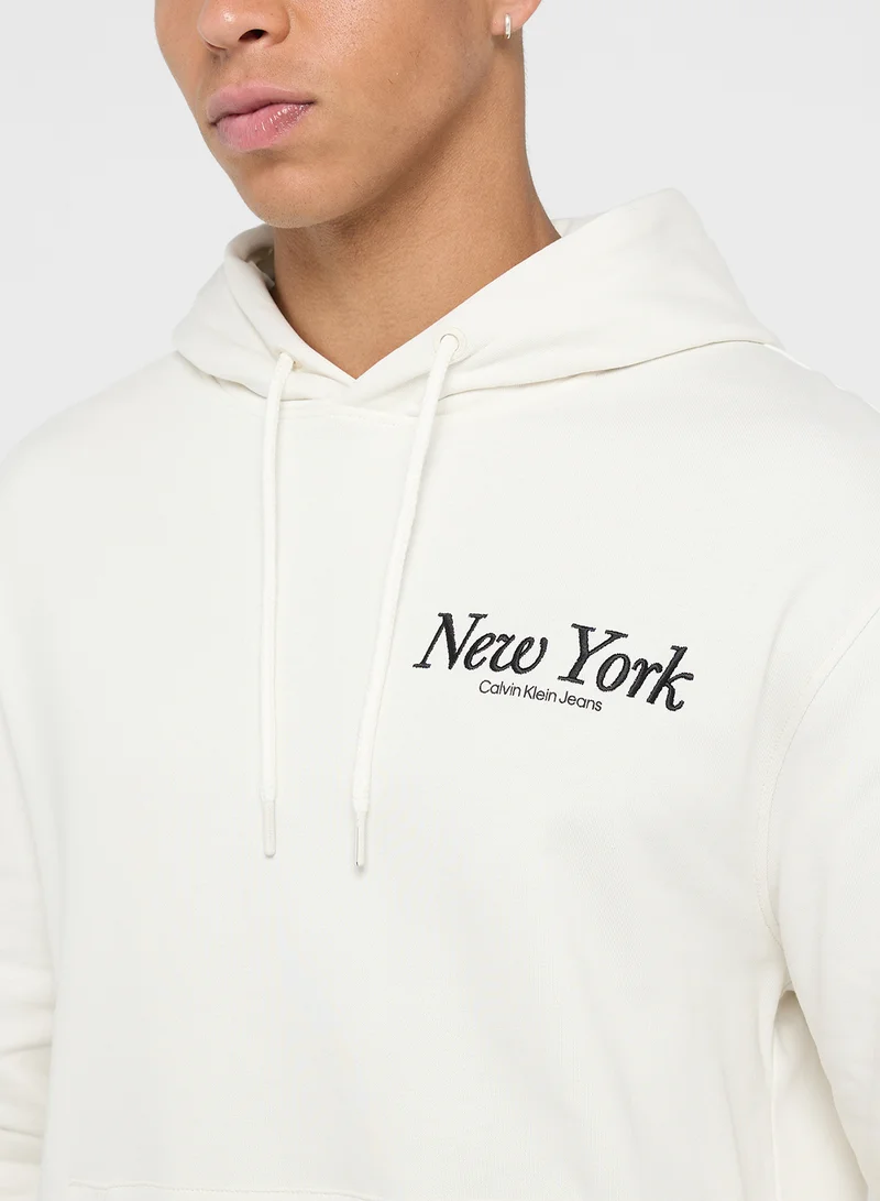 كالفن كلاين جينز NEW YORK SCRIPT HOODIE