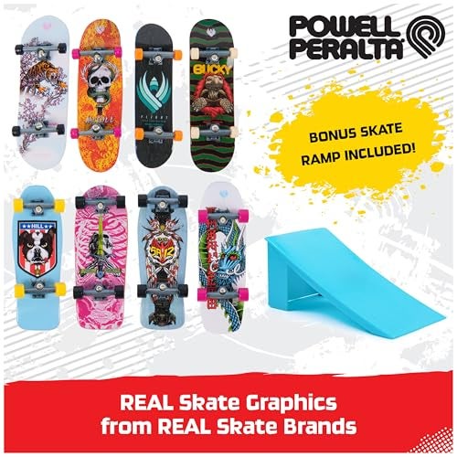 Tech Deck باقة بونص من TECH Deck Powell Peralta Legends SK8Shop مع منحدر - ألعاب قابلة للتجميع والتخصيص للأطفال من عمر 6 سنوات وما فوق - Image 5