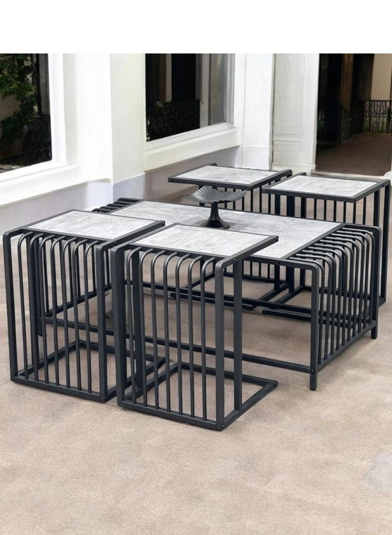 KRESLO 5-piece table set - Image 1