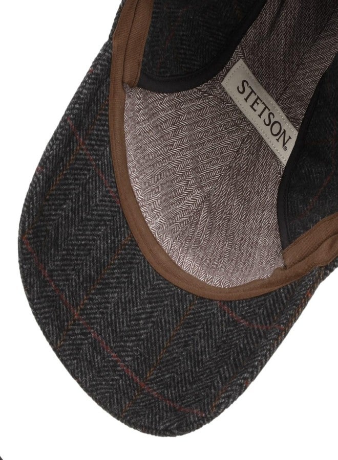 Stetson Kinty Wool Cap with Ear Flaps Men Grey 7 1/4-7 3/8 - Image 5