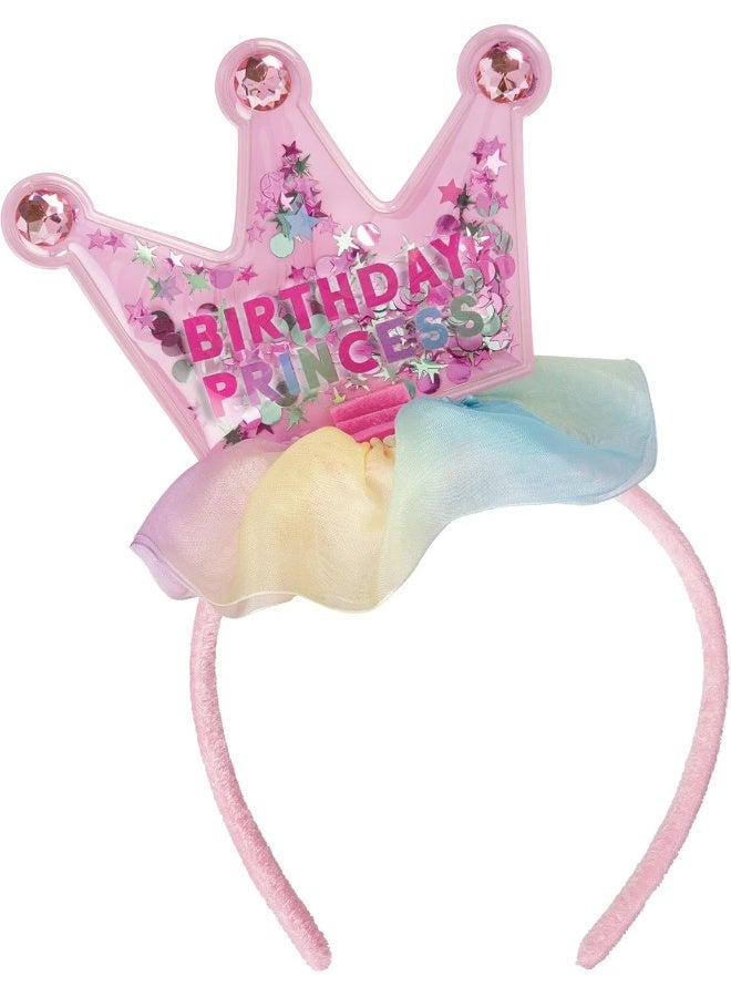 Amscan Mini Crown Shaker Headband - 7 1/5" x 8 17/20" | Pink | 1 Pc