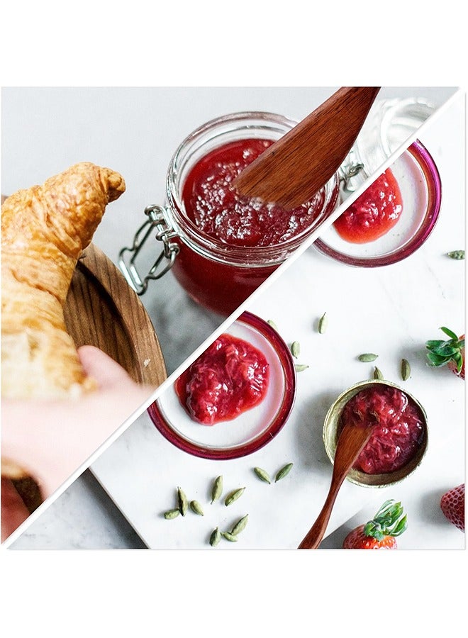 4Pcs Wooden Butter Knife,Jam Spreader Knives Jelly Cheese Spreaders Knives Sandwich Spreaders for Kitchen  - Image 4