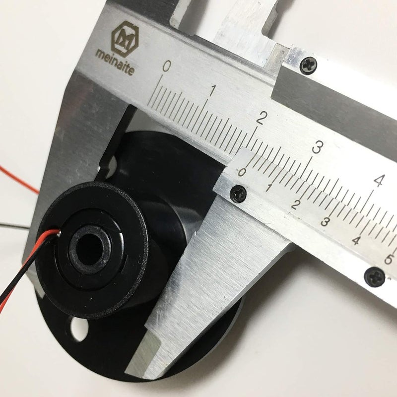Taidacent Hollow Slip Ring Rotary Electrical Contact 2/4/6/12 Road Collector Ring Conductive Electric Motor Slip Ring Rotating Connector (2 Wire 2A Inner Hole 5mm Outer Diameter 22mm) - Image 5