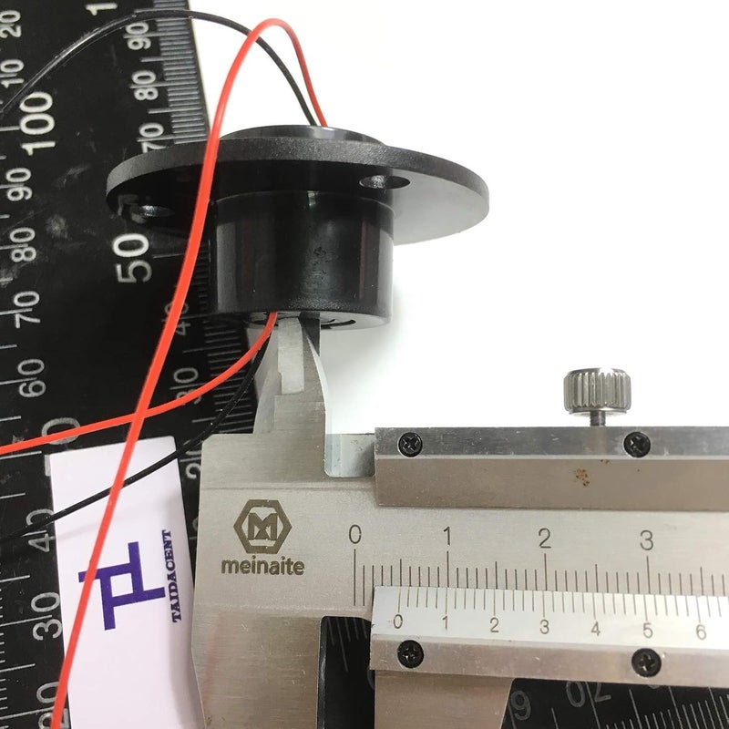 Taidacent Hollow Slip Ring Rotary Electrical Contact 2/4/6/12 Road Collector Ring Conductive Electric Motor Slip Ring Rotating Connector (2 Wire 2A Inner Hole 5mm Outer Diameter 22mm) - Image 4