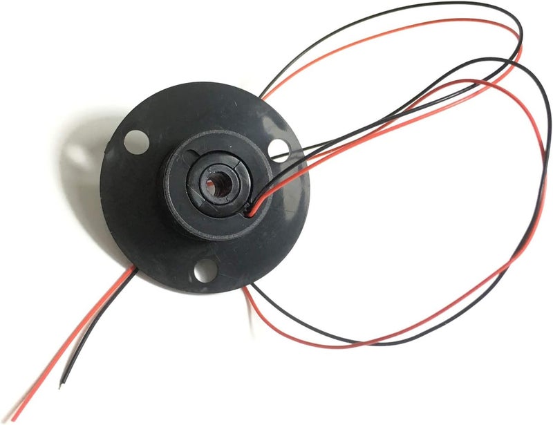 Taidacent Hollow Slip Ring Rotary Electrical Contact 2/4/6/12 Road Collector Ring Conductive Electric Motor Slip Ring Rotating Connector (2 Wire 2A Inner Hole 5mm Outer Diameter 22mm) - Image 1